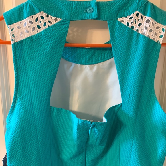 Beautiful Turquoise Lauren James Dress NWT - Picture 3 of 6